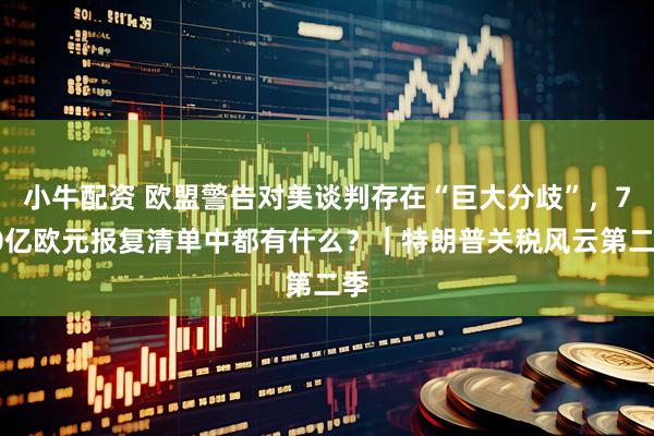 小牛配资 欧盟警告对美谈判存在“巨大分歧”，720亿欧元报复清单中都有什么？｜特朗普关税风云第二季