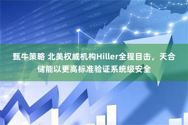 甄牛策略 北美权威机构Hiller全程目击，天合储能以更高标准验证系统级安全